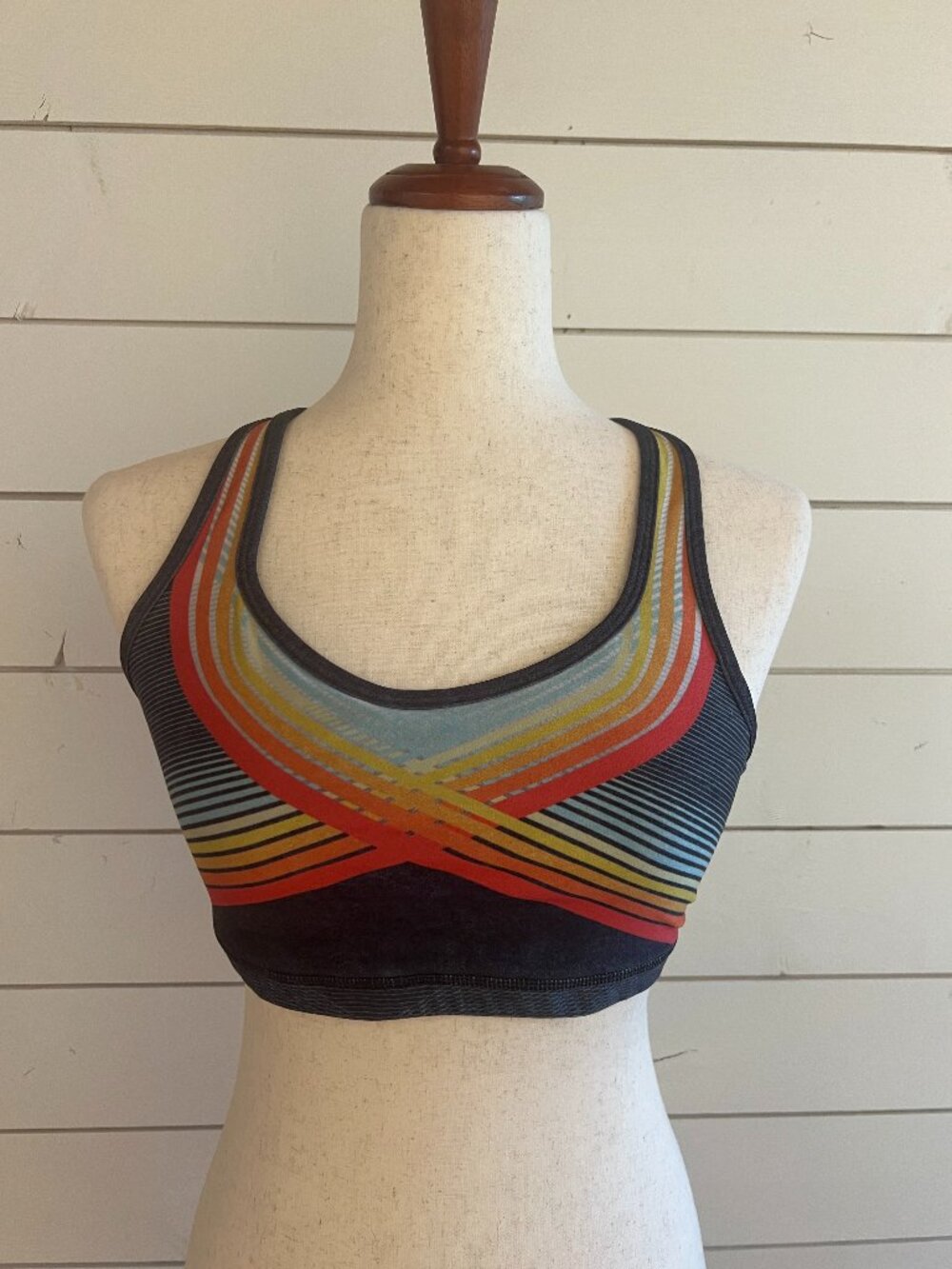 Wear It To Heart (With) Indigo Roller Girl Strappy Bra